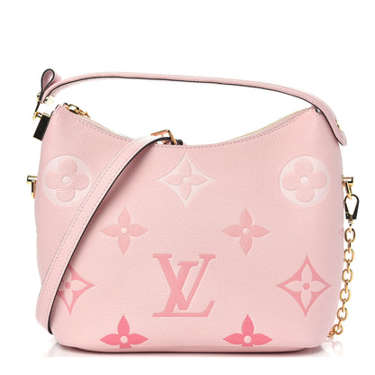 Louis Vuitton Empreinte Monogram Giant By The Pool Marshmallow Hobo PM Bouton De Rose 1 of 9