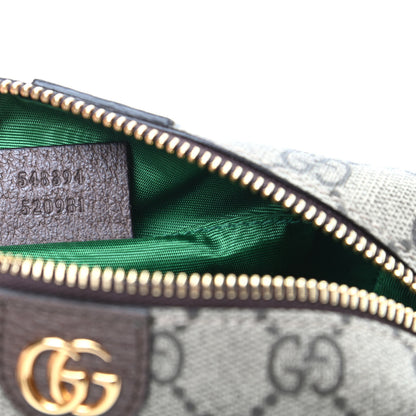 Gucci Soft GG Supreme Monogram Calfskin Small Ophidia Cosmetic Case Beige Ebony New Acero 7 of 10