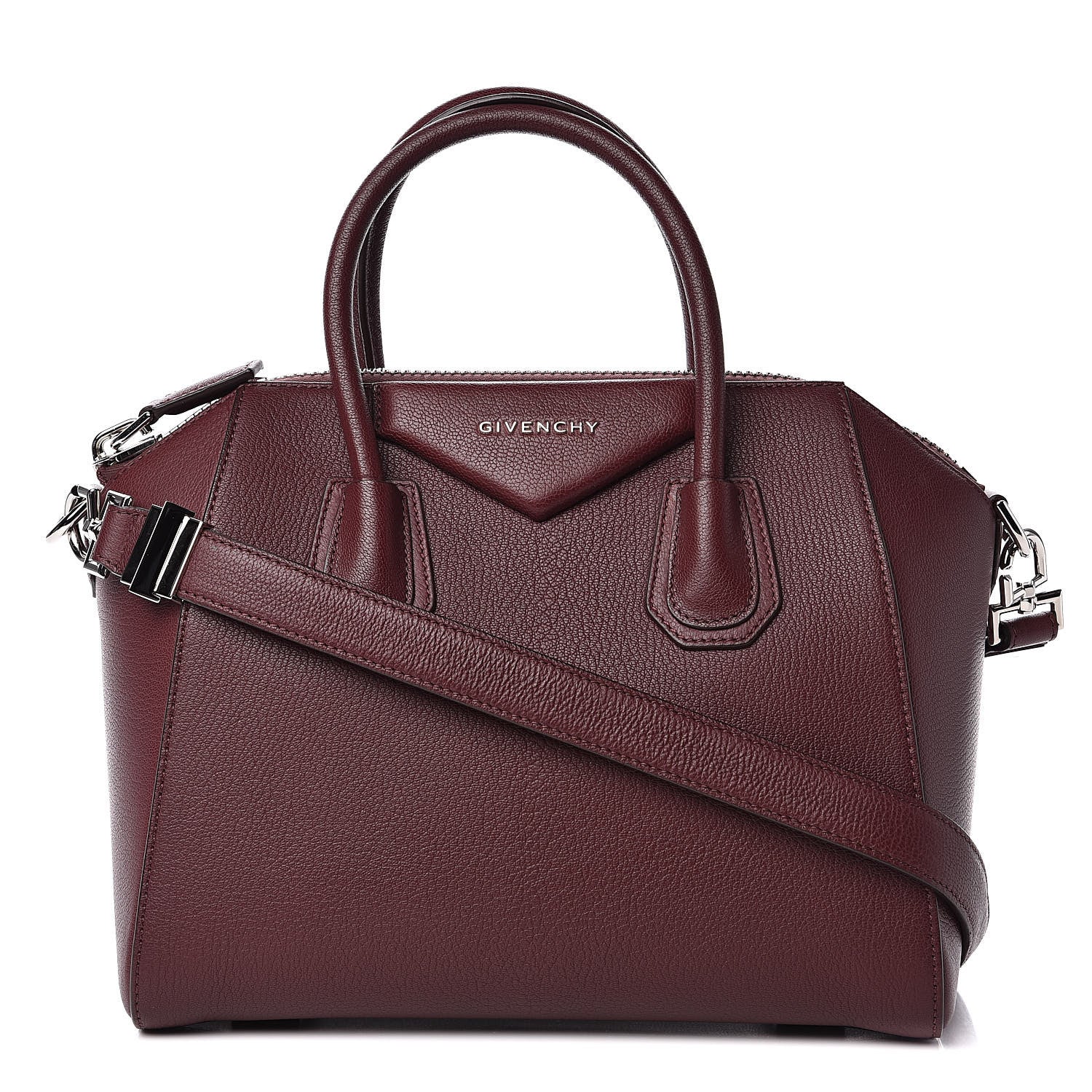 Givenchy Sugar Goatskin Small Antigona Oxblood 1 of 9
