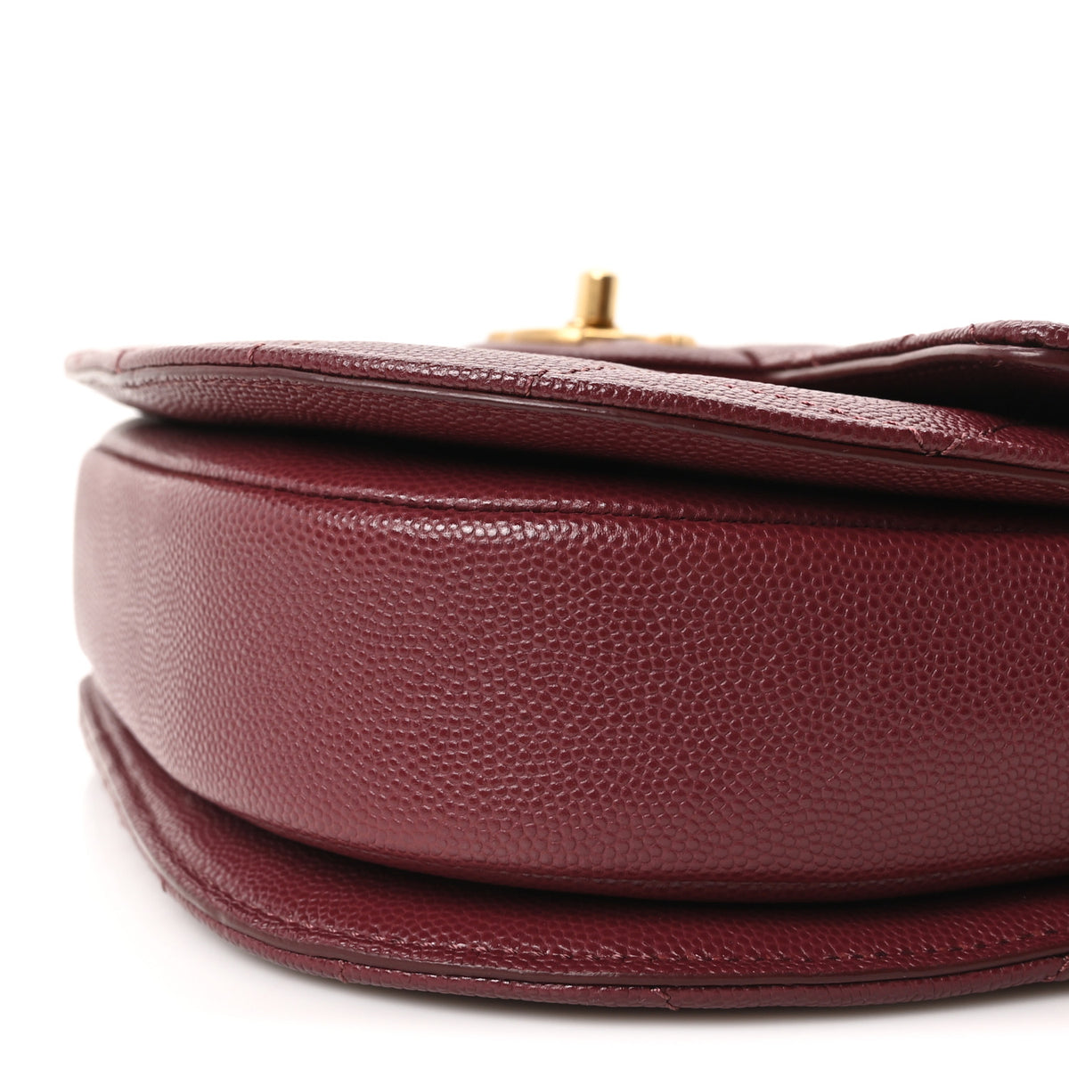 Chanel Caviar Quilted Medium Moon Messenger Burgundy 9 of 9