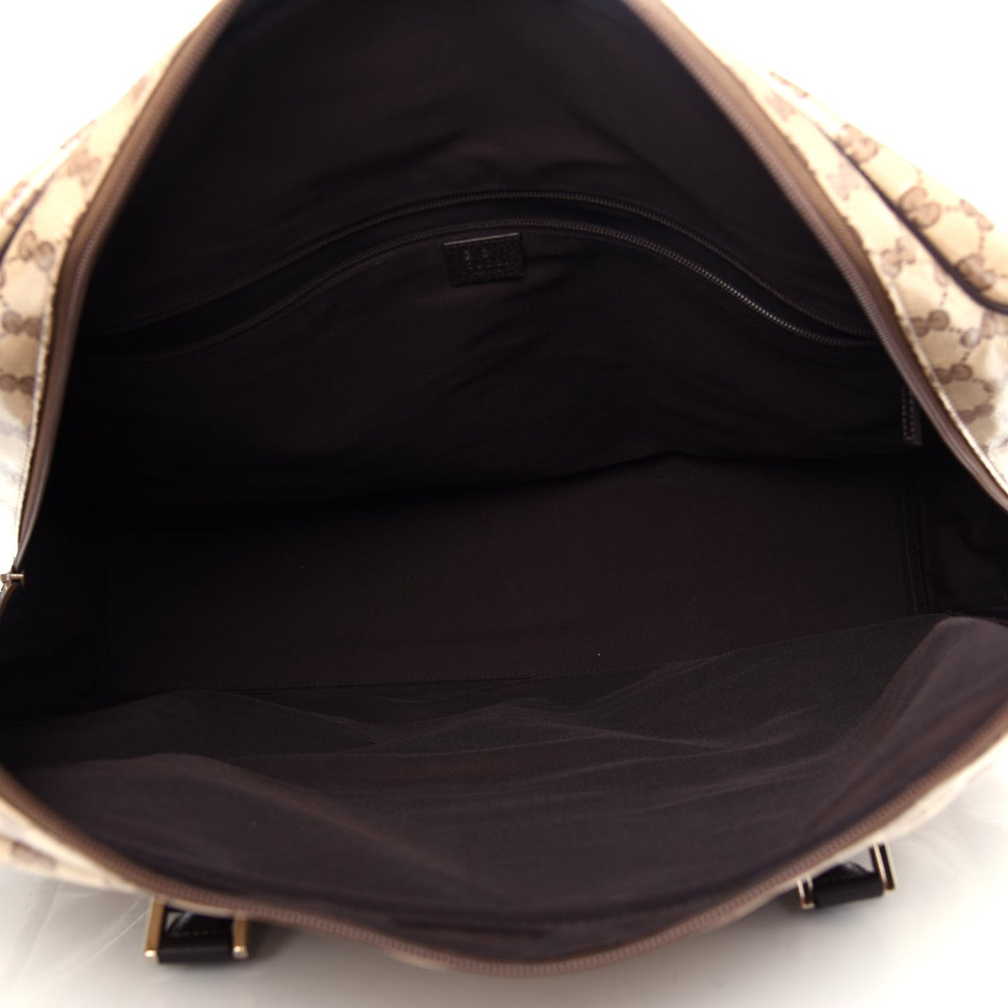 Crystal Monogram Large Carry On Duffle Bag Dark Brown