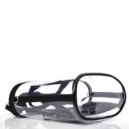 Prada Plexiglass Canapa Small Shopper Tote Black 5 of 7