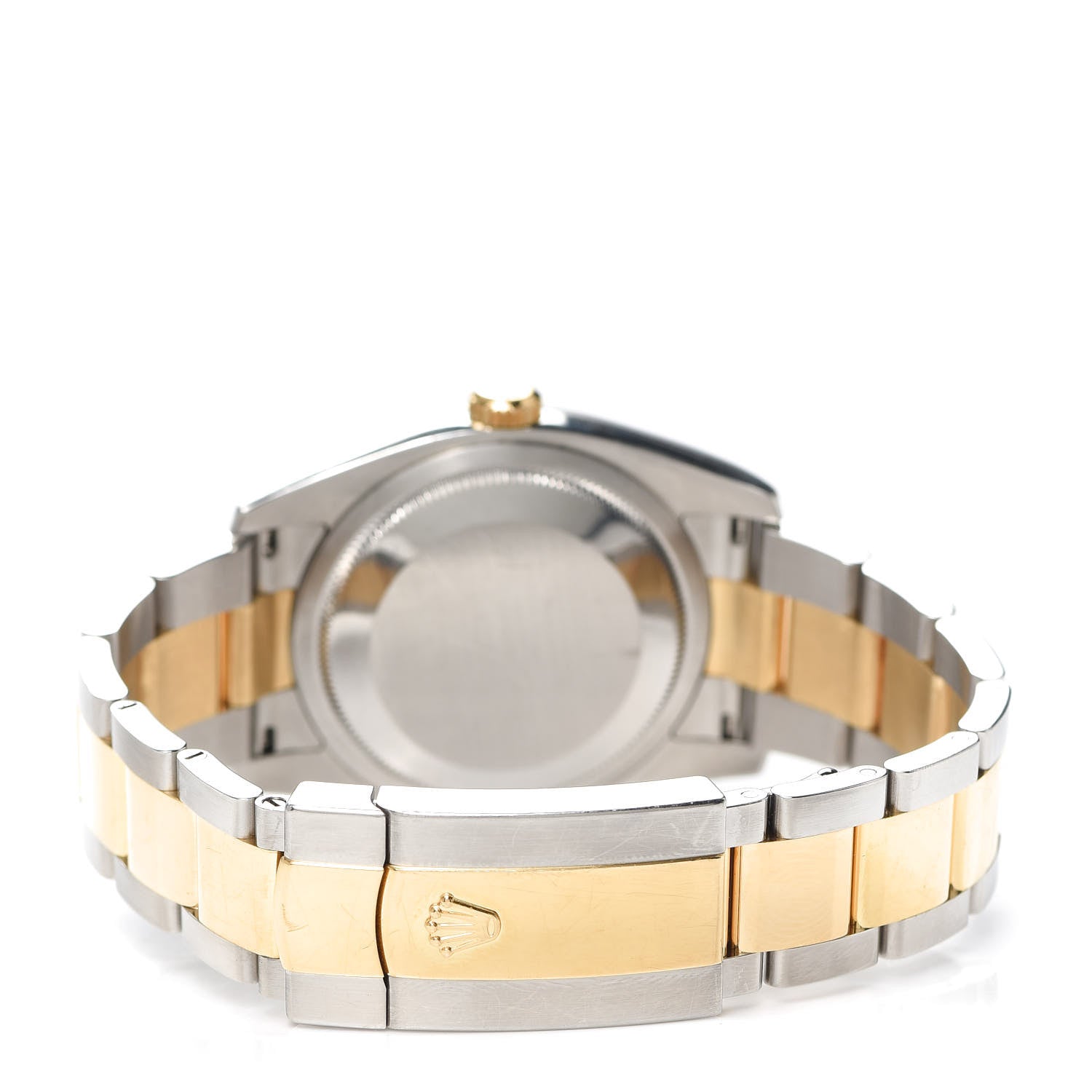 Rolex Stainless Steel 18K Yellow Gold 36mm Oyster Perpetual Datejust Watch White 116203 3 of 6