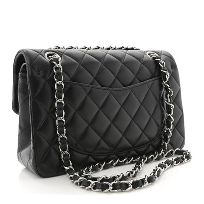 Chanel Lambskin Quilted Small Double Flap Black 3 of 10
