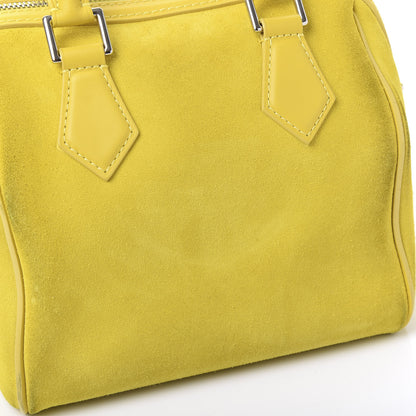 Louis Vuitton Suede Cubic Illusion Speedy Cube PM Yellow 13 of 13