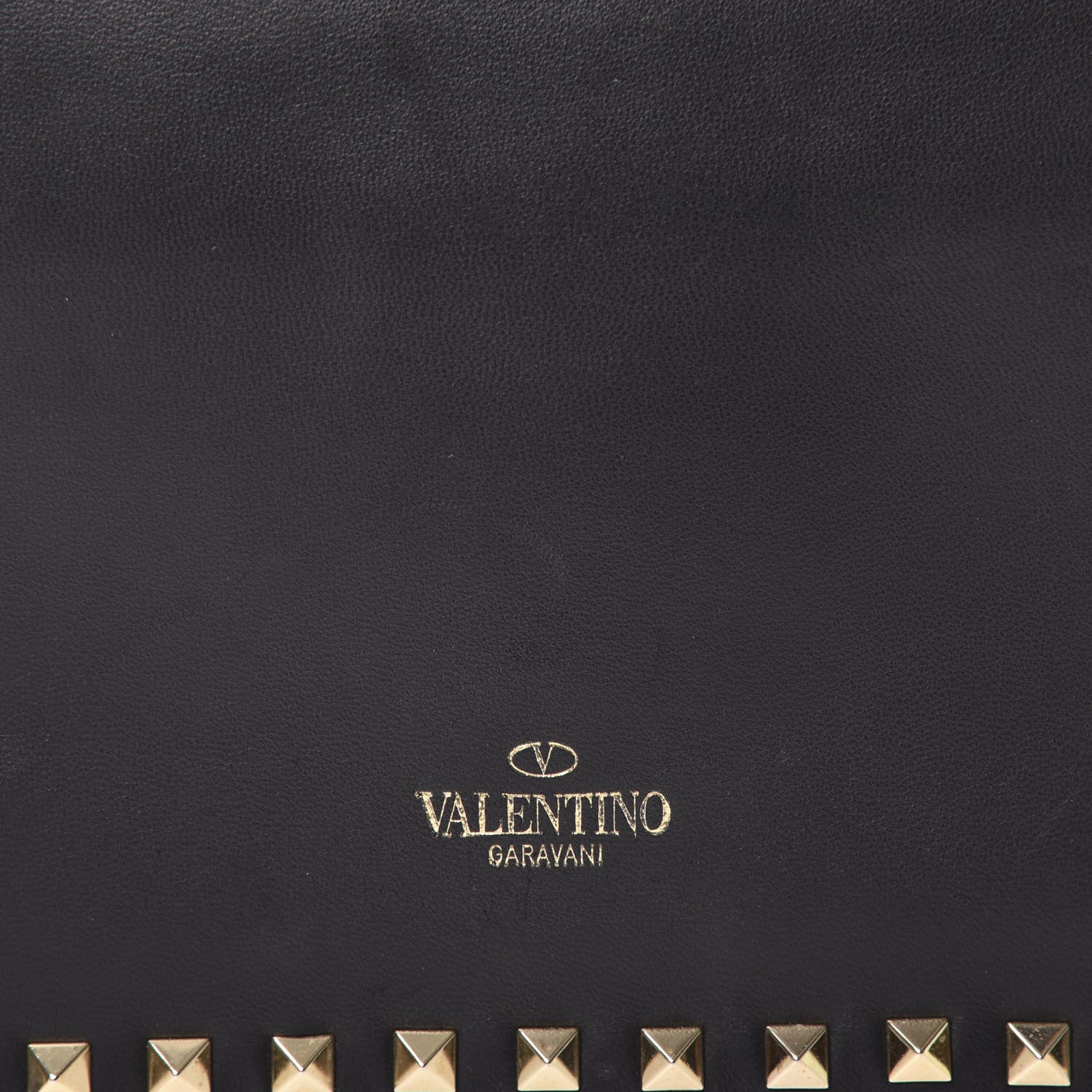 Valentino Garavani Nappa Rockstud Wristlet Clutch Black 7 of 9