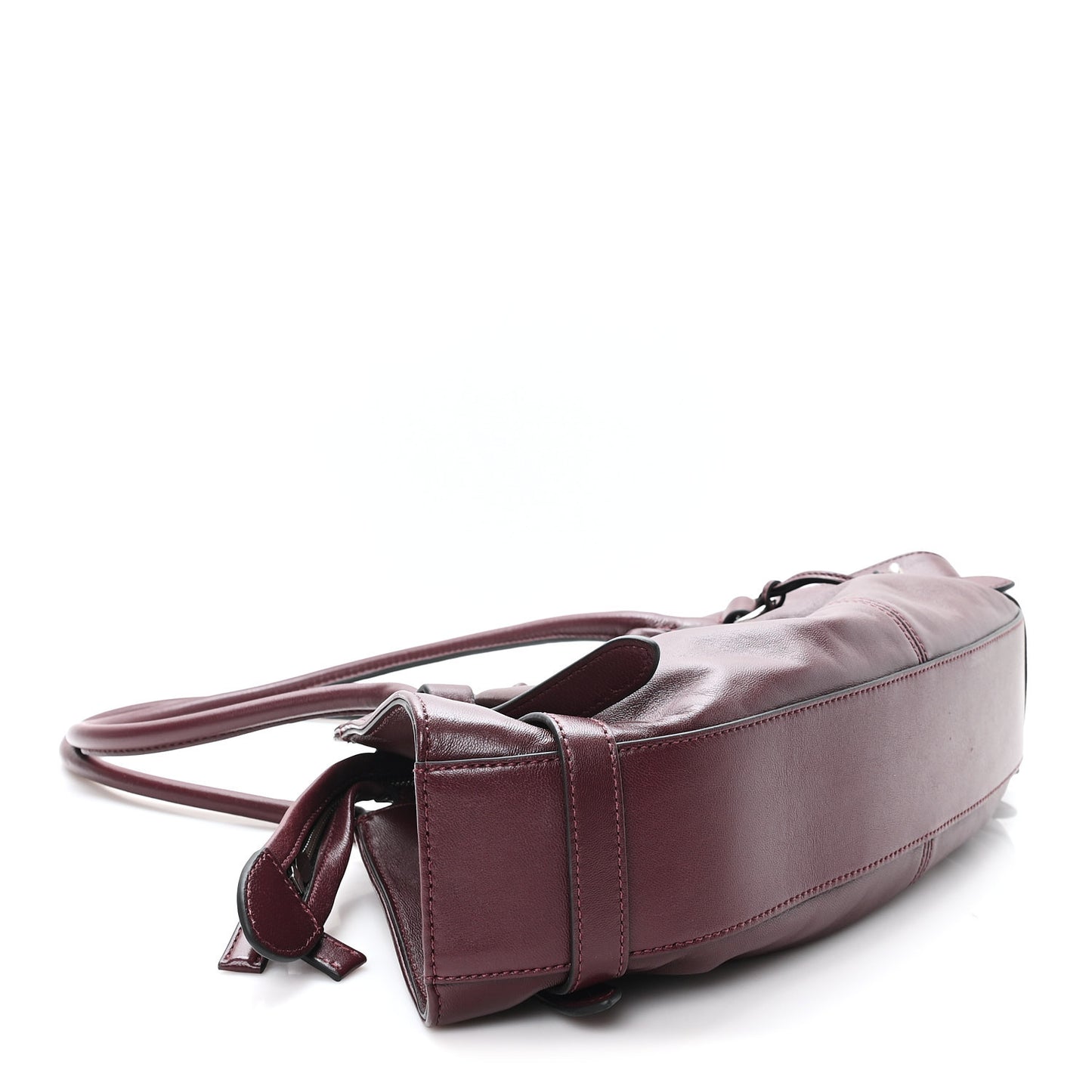 Nappa Medium The Cristina Satchel Dark Plum