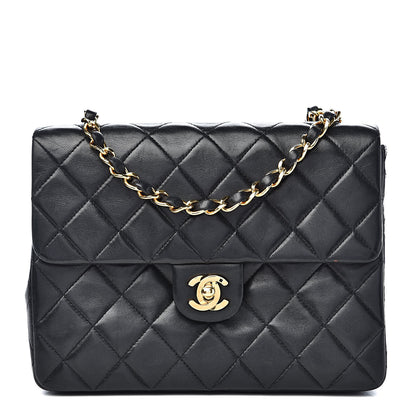 Chanel Lambskin Quilted Mini Square Flap Black 1 of 11
