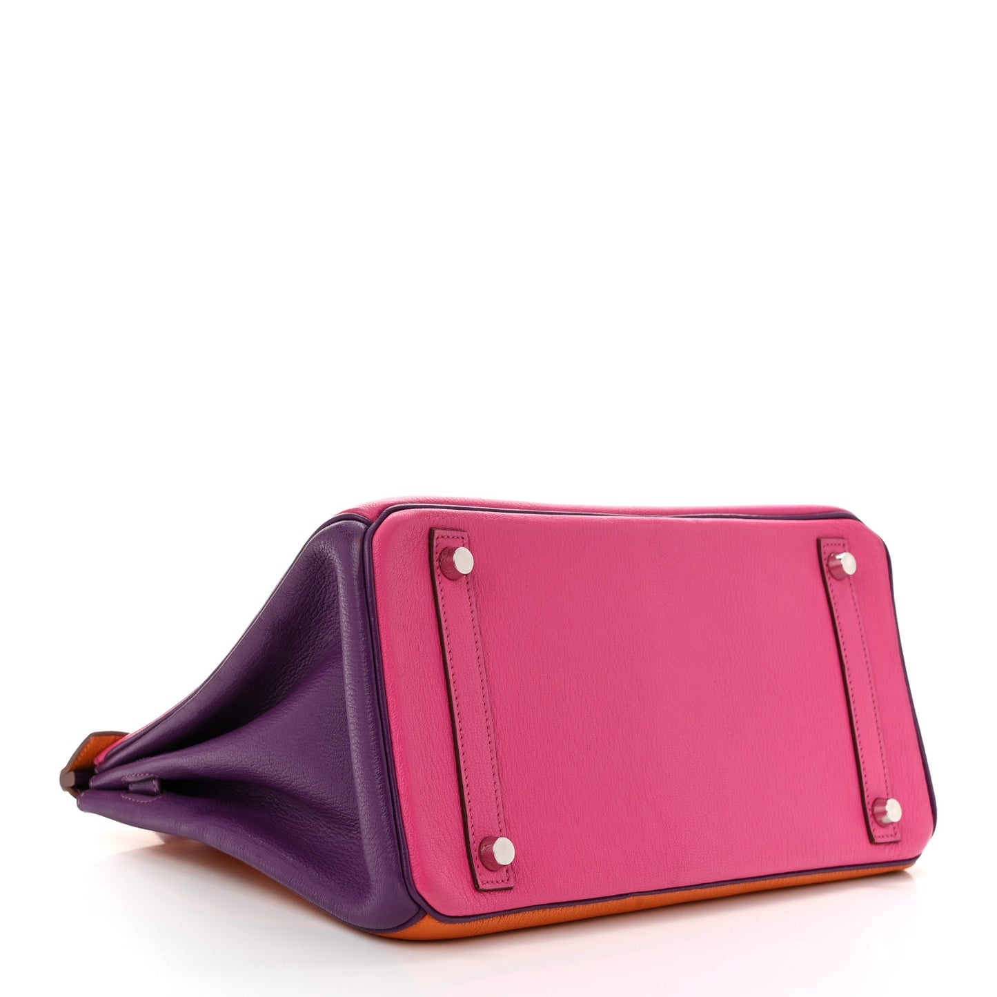 Chevre Horseshoe Birkin 30 Rose Shocking Violet Orange