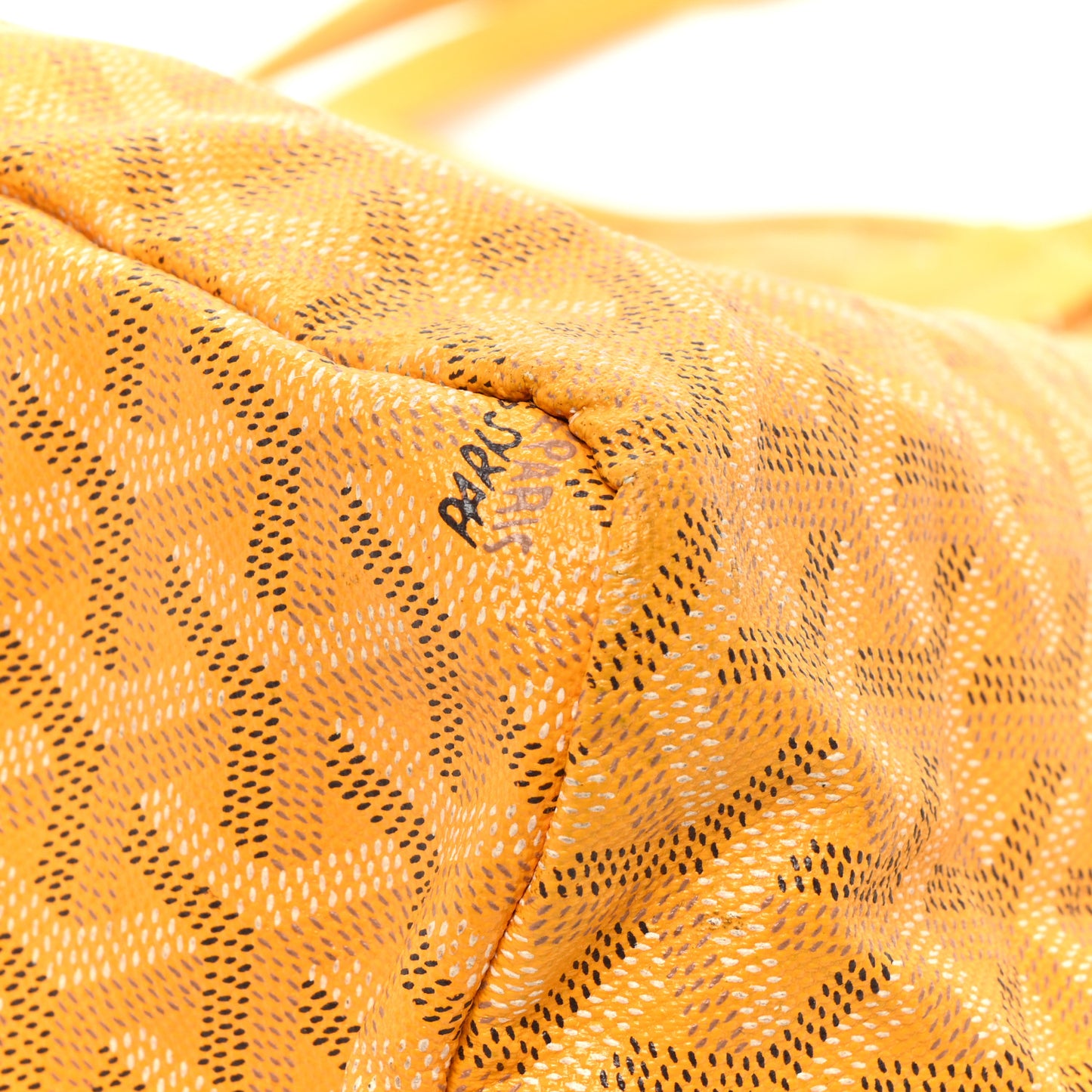 Goyardine Saint Louis PM Yellow