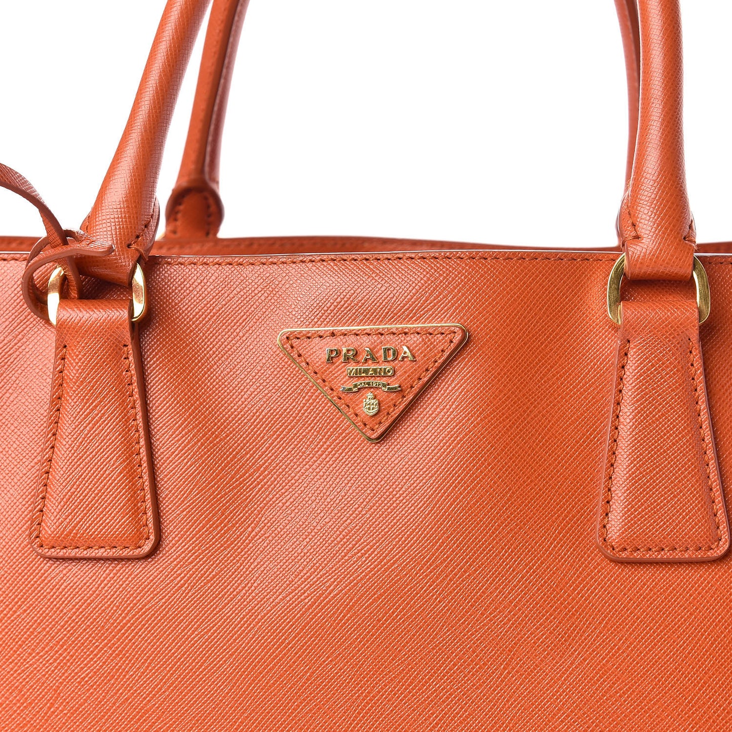 Saffiano Lux Large Tote Papaya
