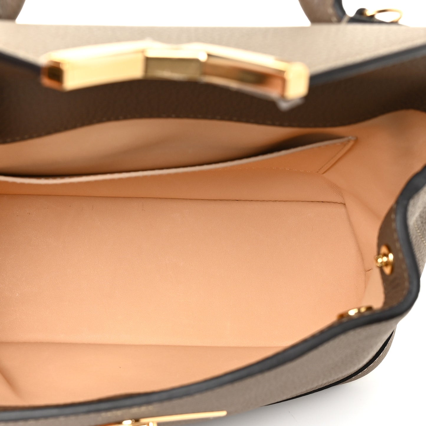 Taurillon Blush Calfskin Gabby BB Taupe