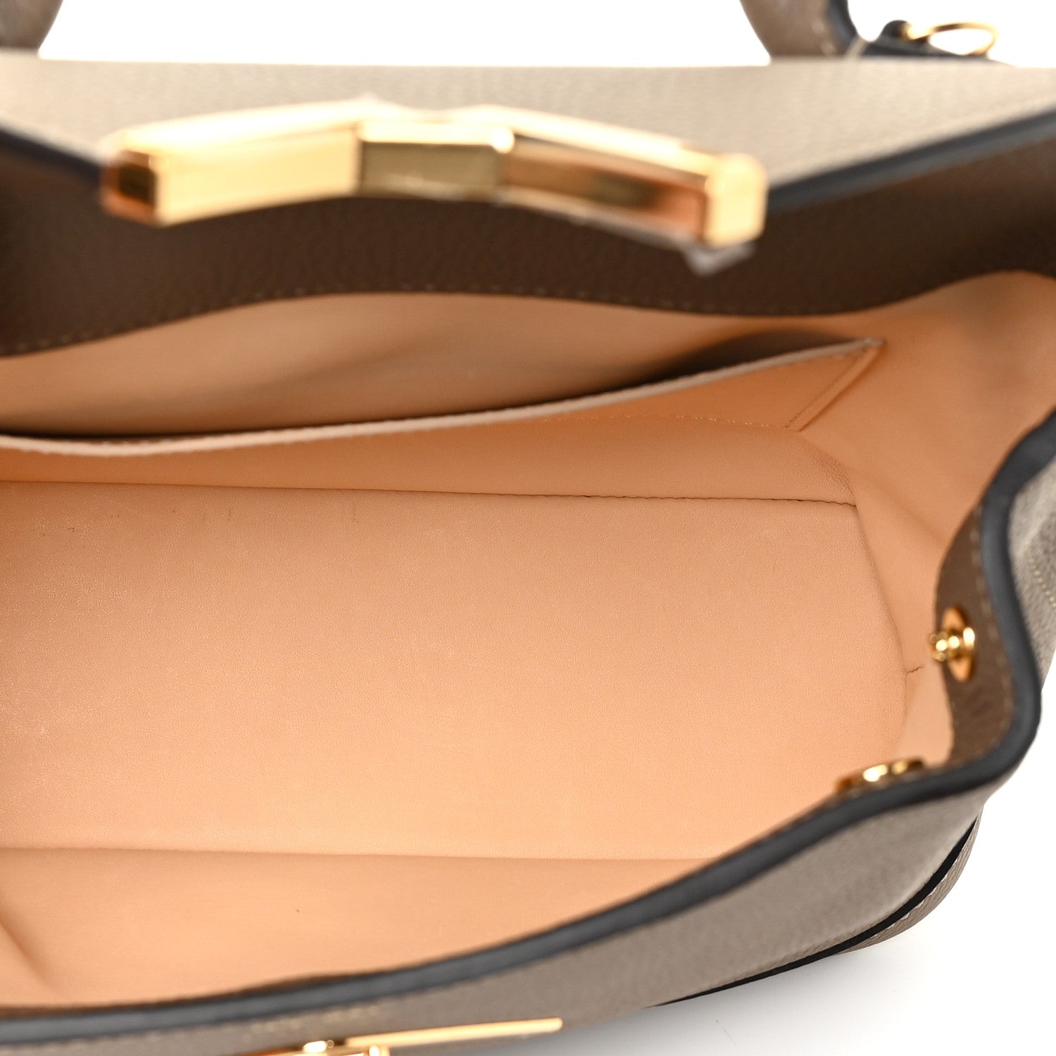 Moynat Taurillon Blush Calfskin Gabby BB Taupe 7 of 11
