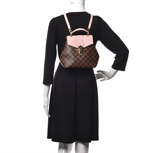 Damier Ebene Clapton Backpack Magnolia