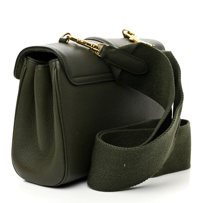 Celine Supple Calfskin Teen 16 Crossbody Bag Army Green 2 of 8