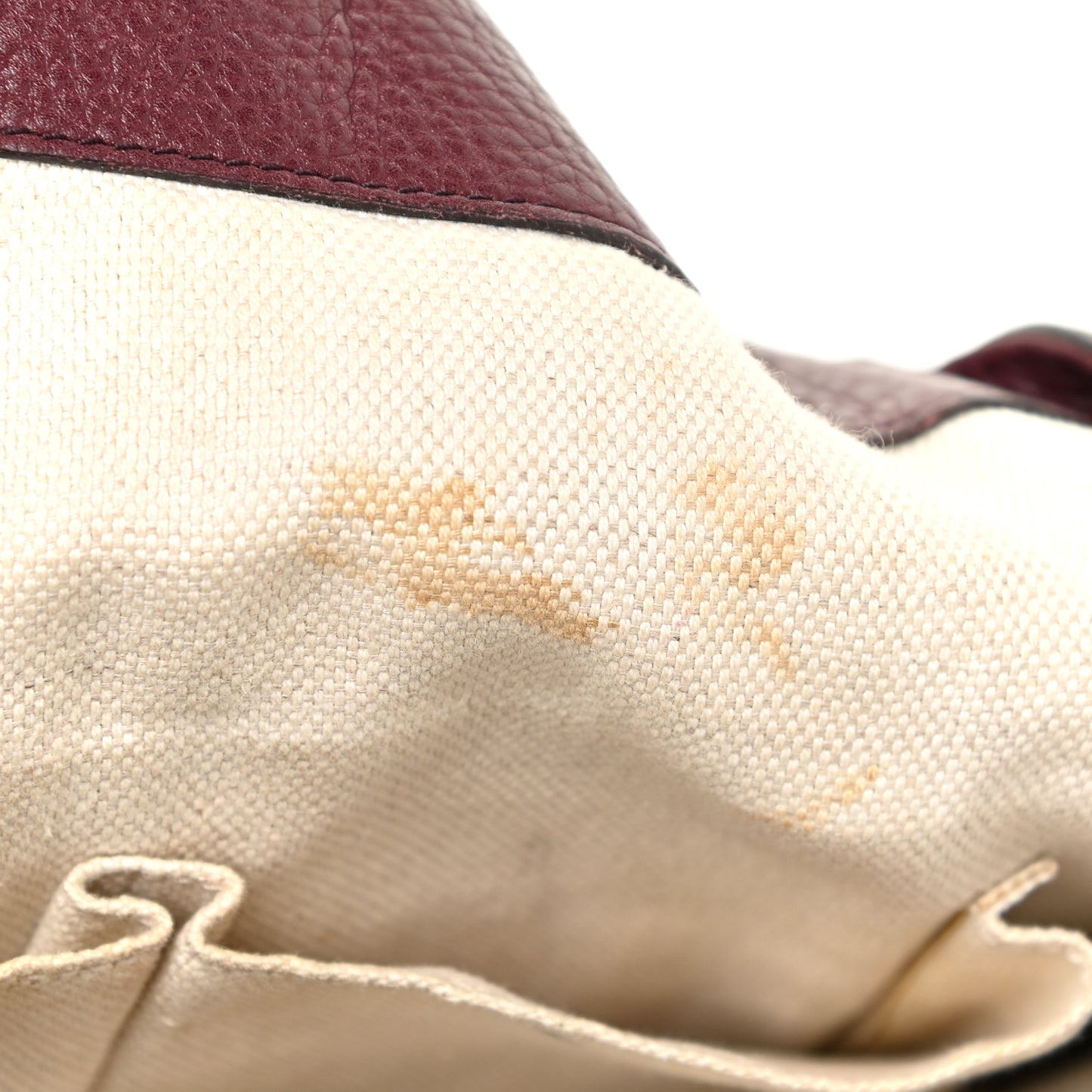 Pebbled Calfskin Medium Soho Shoulder Bag Bordeaux