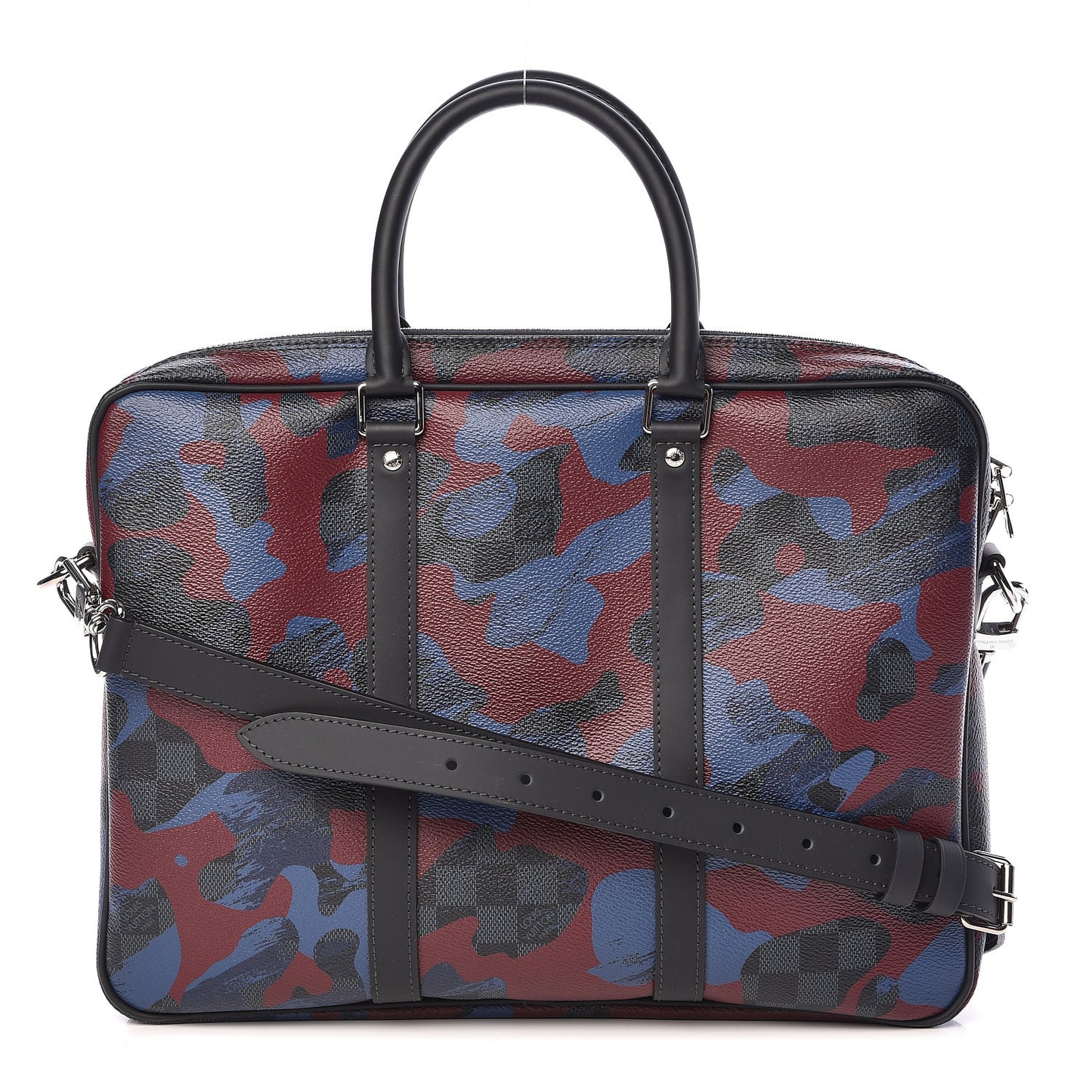 Damier Cobalt Camouflage Porte Documents Voyage PM