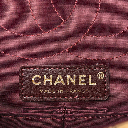 Chanel Buffalo Hand Painted Lace 2.55 Reissue 225 Flap Gold 6 of 9