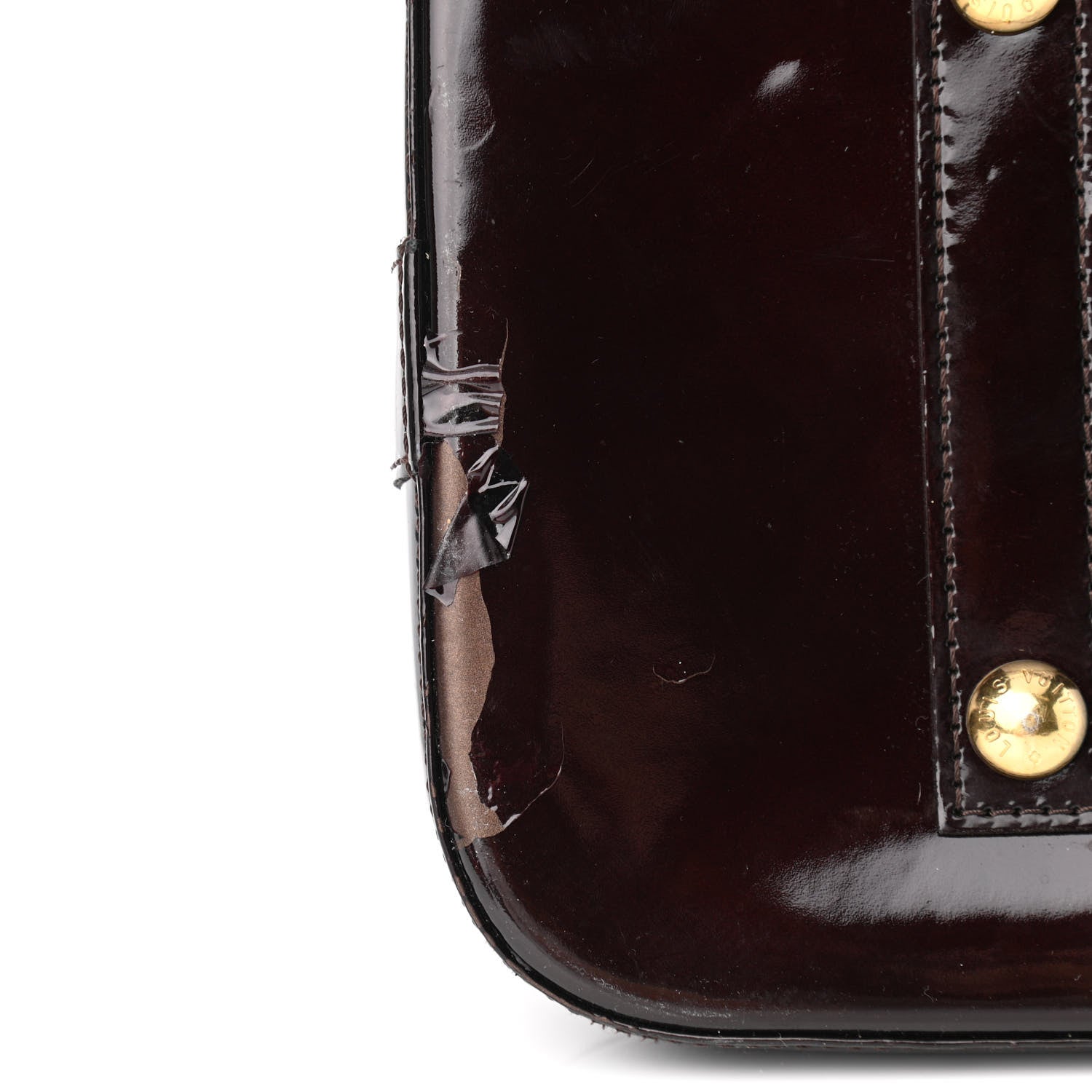 Louis Vuitton Vernis Alma MM Amarante 10 of 13