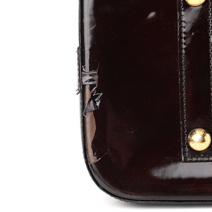 Louis Vuitton Vernis Alma MM Amarante 10 of 13