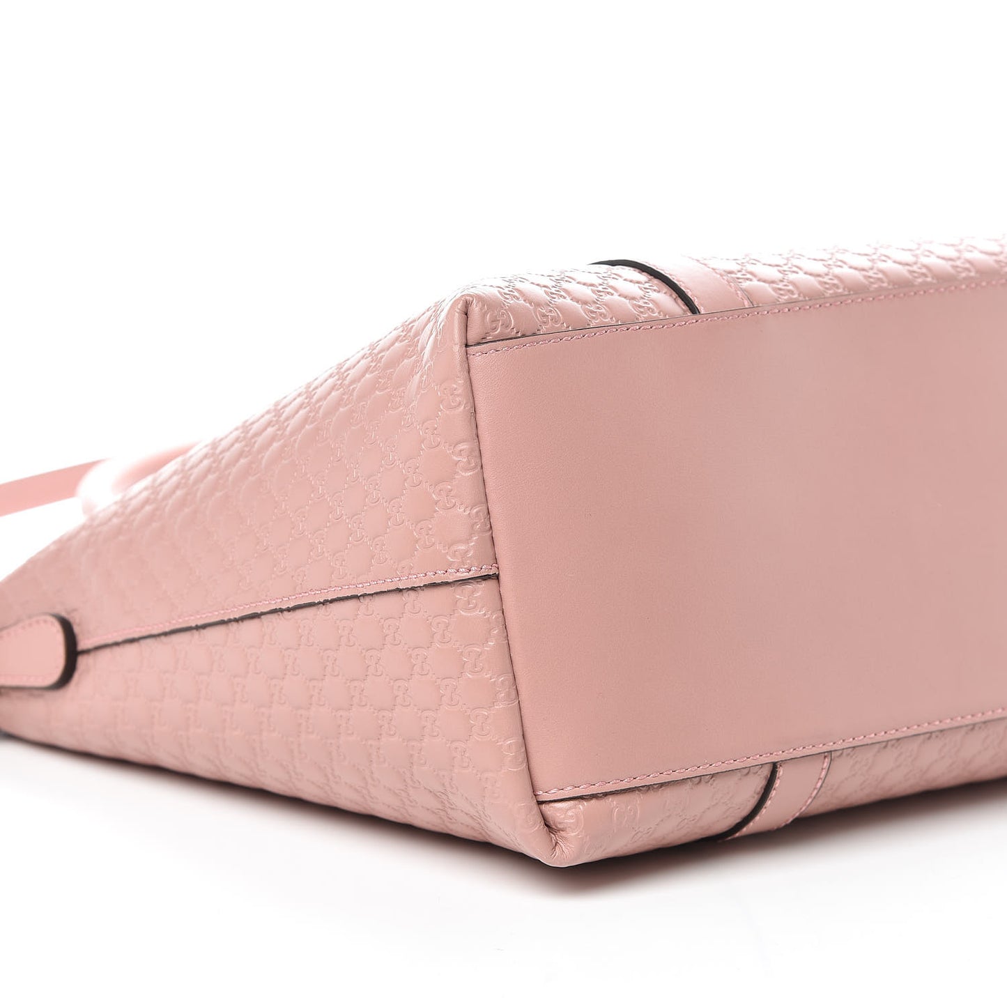 Soft Microguccissima Medium Zippered Satchel Soft Pink