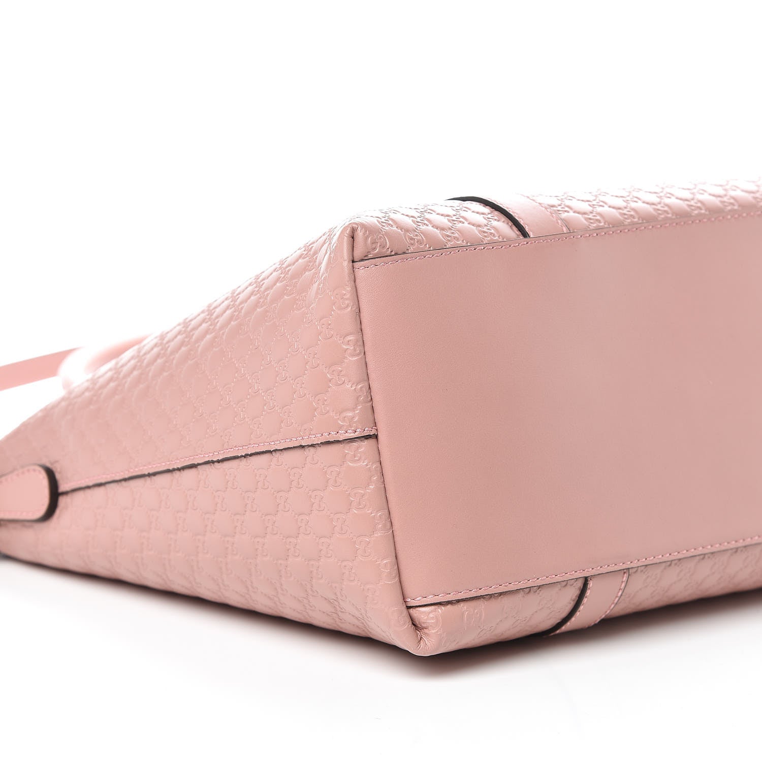 Gucci Soft Microguccissima Medium Zippered Satchel Soft Pink 5 of 9