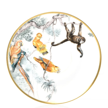 Hermes Porcelain Carnets d'Equateur Tea Cup and Saucer 4 of 11