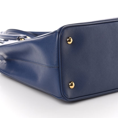 Prada Saffiano Lux Medium Tote Bluette 6 of 7