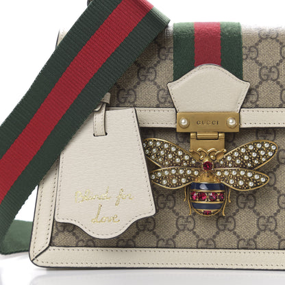 Gucci GG Supreme Monogram Small Queen Margaret Top Handle Bag White 13 of 13