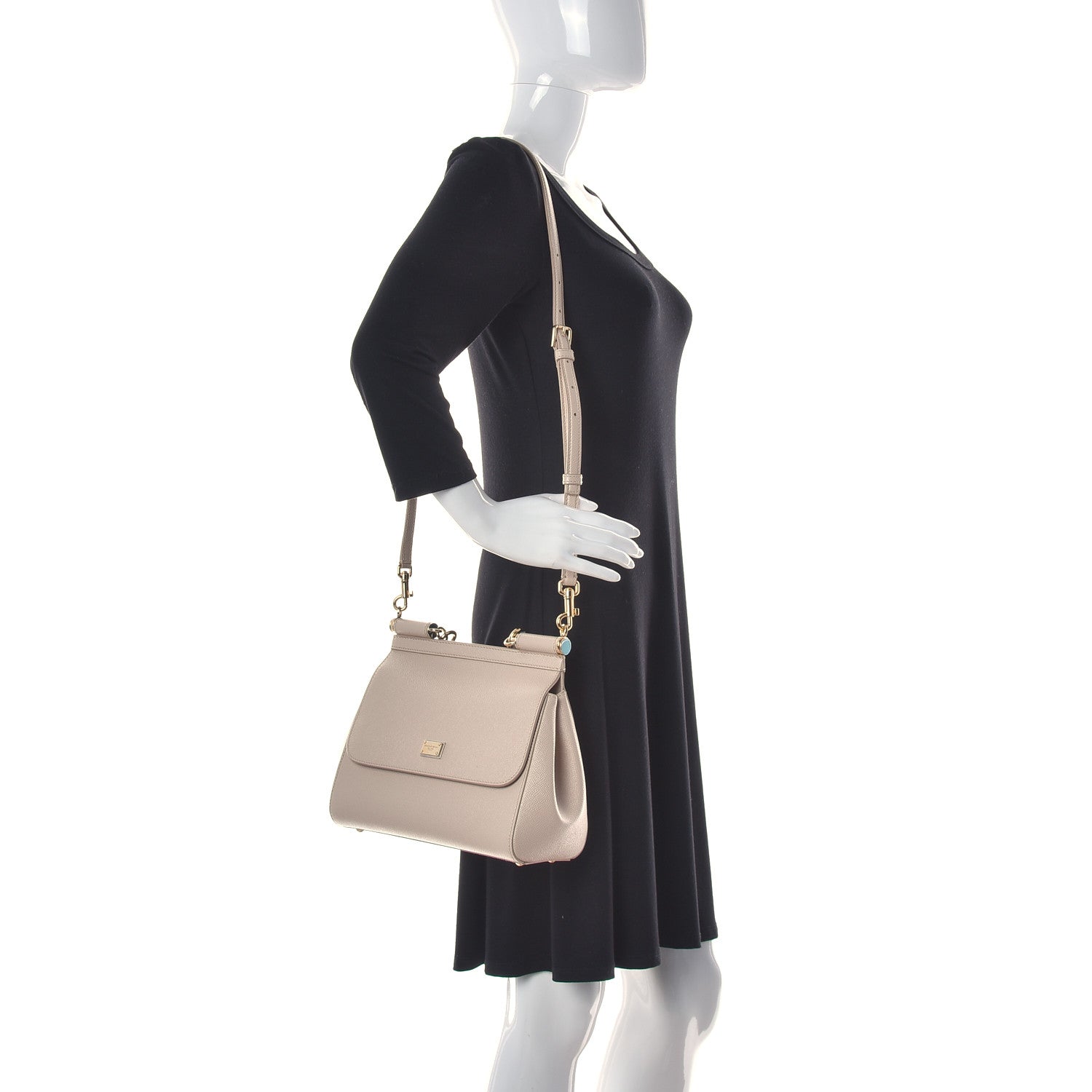 Dolce & Gabbana Dauphine Medium Miss Sicily Satchel Beige 2 of 11