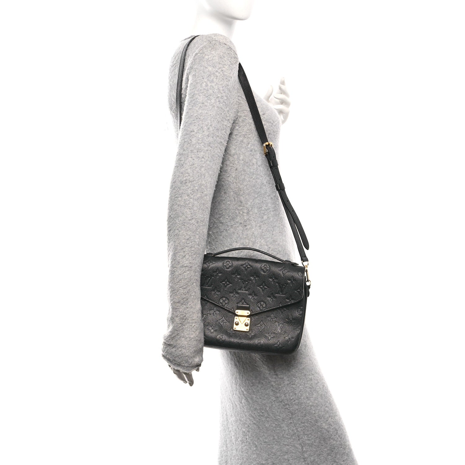 Louis Vuitton Empreinte Pochette Metis Black 2 of 13