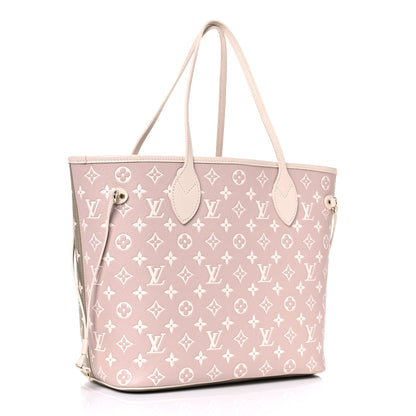 Louis Vuitton Empreinte Monogram Spring In The City Neverfull MM Kaki Beige Cream 4 of 9