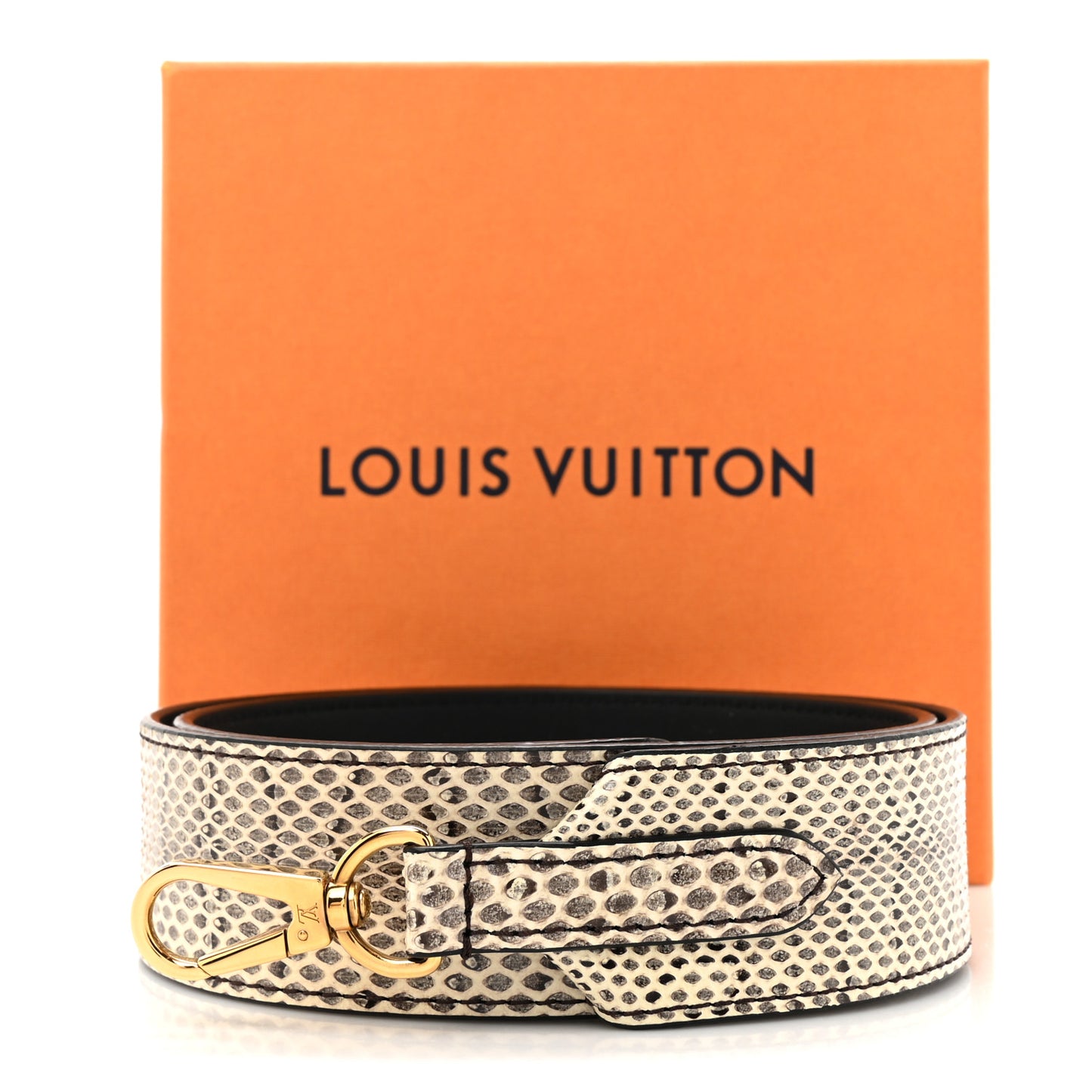 Snakeskin Calf Bandouliere Shoulder Strap