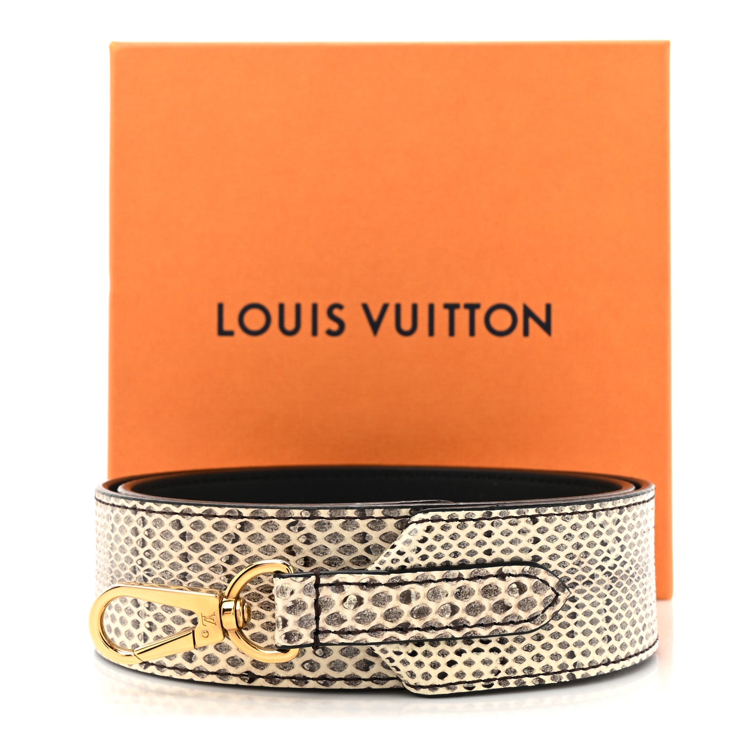 Louis Vuitton Snakeskin Calf Bandouliere Shoulder Strap 5 of 5