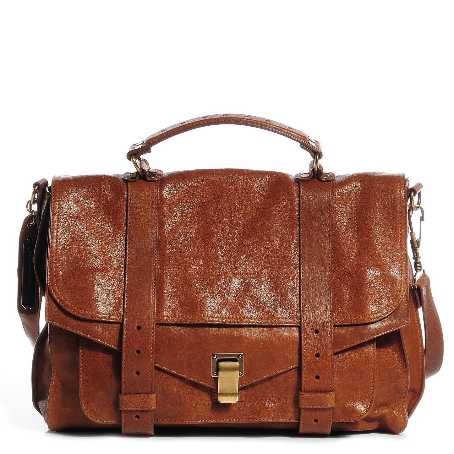 Lambskin Large PS1 Satchel Saddle