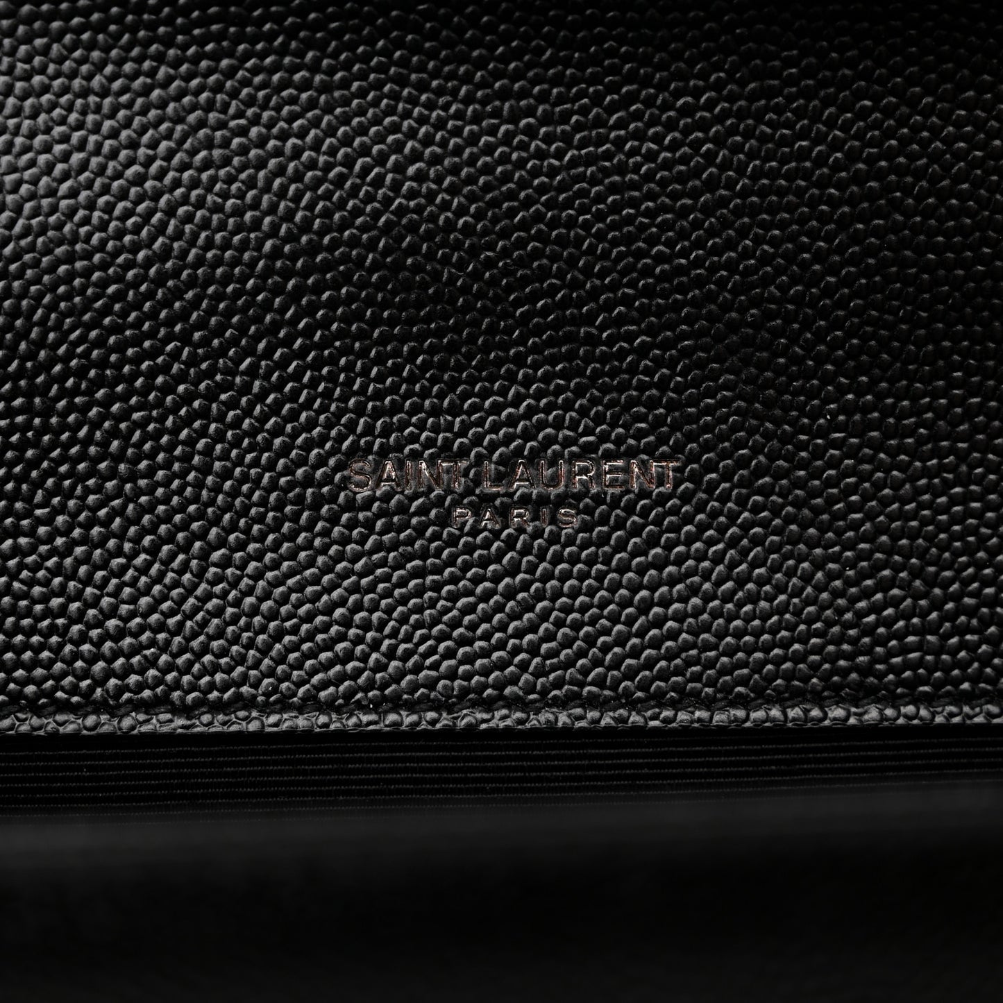 Grain De Poudre Small Monogram Monochrome Kate Satchel Black