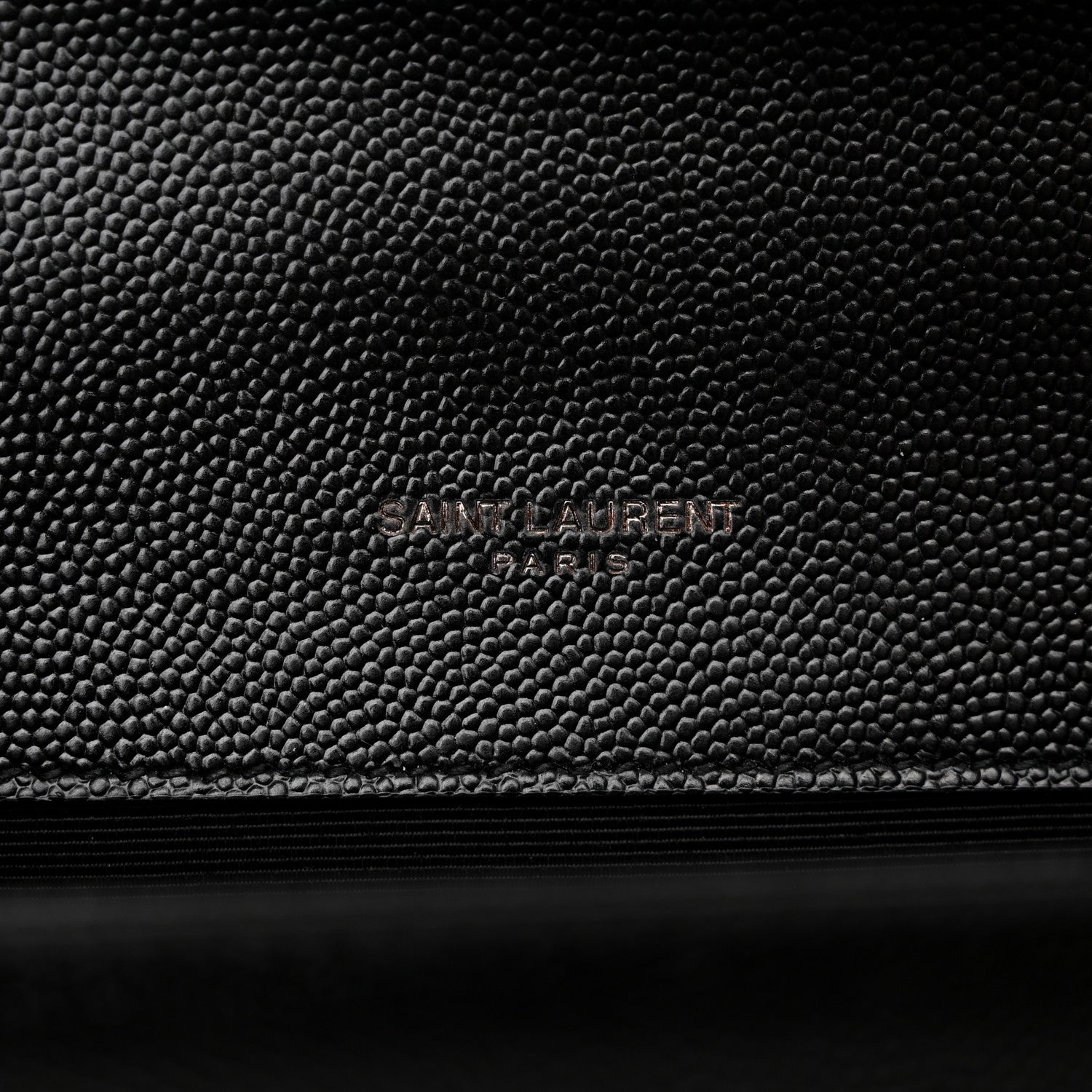 Saint Laurent Grain De Poudre Small Monogram Monochrome Kate Satchel Black 6 of 13