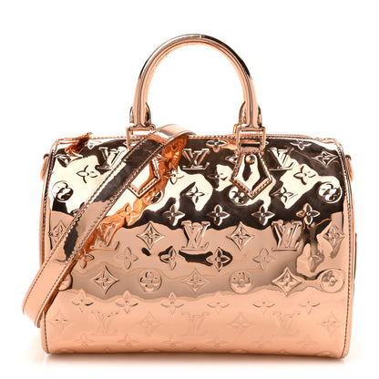 Louis Vuitton Monogram Miroir Speedy Bandouliere 25 Copper 1 of 10
