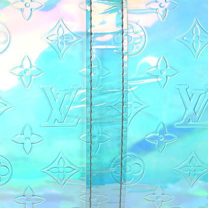 Louis Vuitton PVC Monogram Keepall Bandouliere 50 Iridescent Prism 13 of 16
