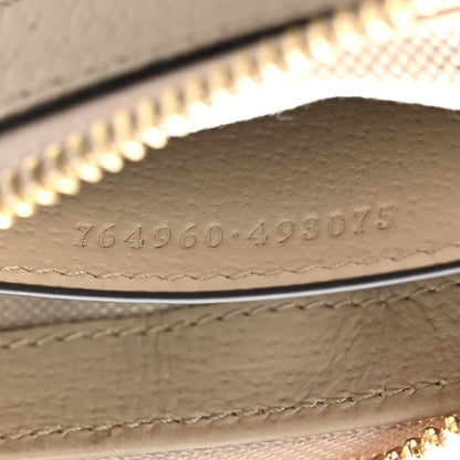 Gucci GG Supreme Monogram Textured Dollar Calfskin Web Mini Ophidia GG Handbag Beige Mystic White Oatmeal 7 of 10