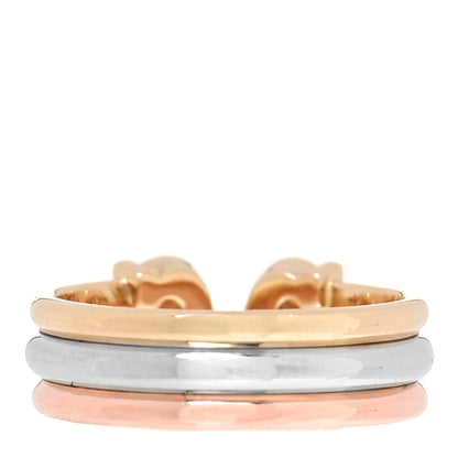 Cartier 18K Pink Yellow White Gold 8mm C De Cartier Ring 49 4.75 2 of 3
