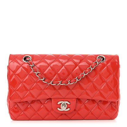 Chanel Patent Quilted Medium Double Flap Fuchsia 1 of 15