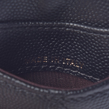 Chanel Caviar Quilted Card Holder On Chain Black 6 of 8