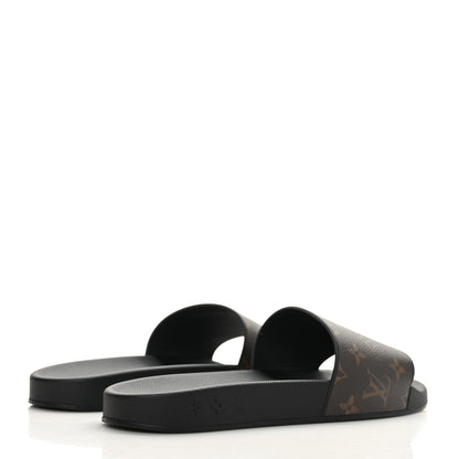 Louis Vuitton Rubber Monogram Mens Waterfront Mules 10 Macassar 4 of 7