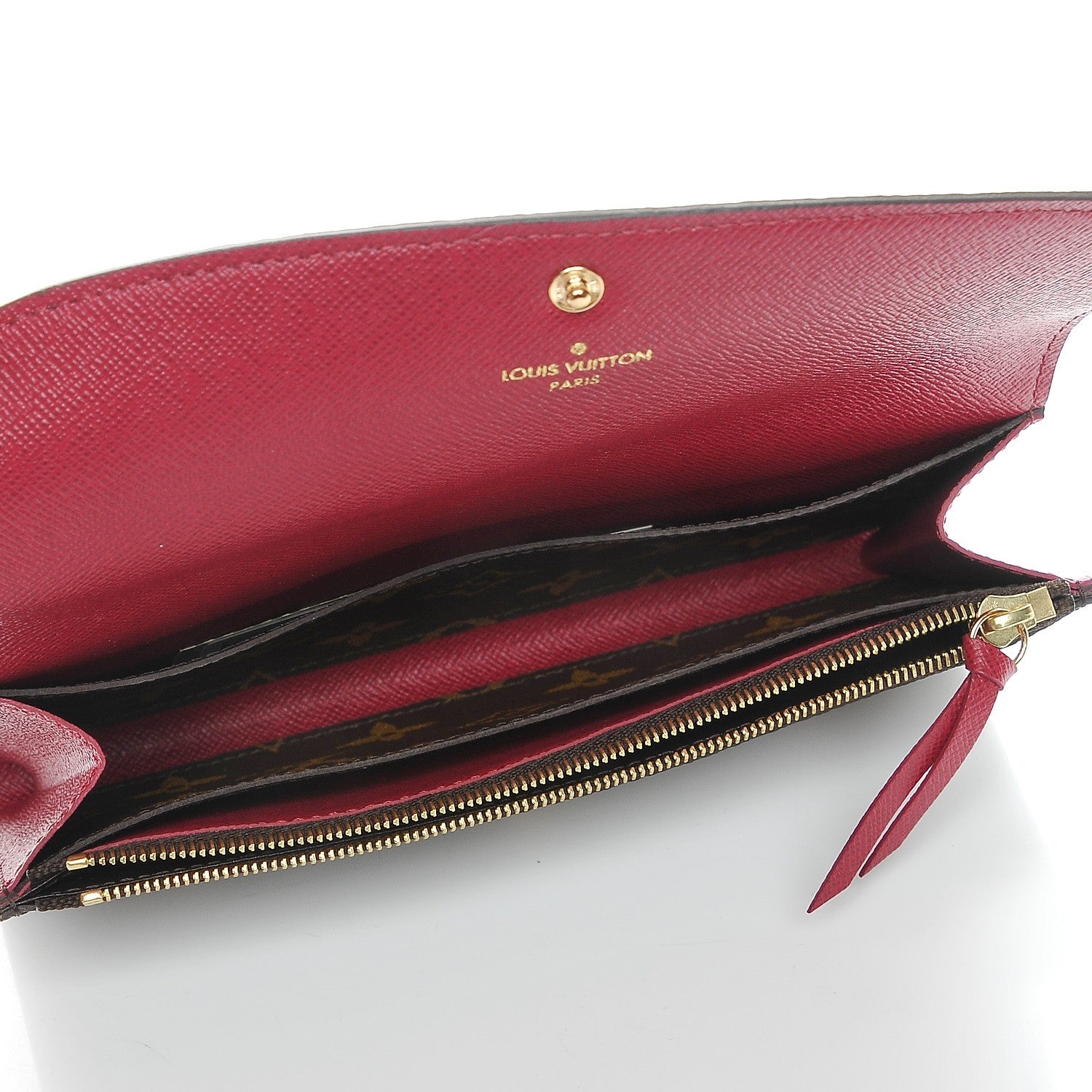 Louis Vuitton Monogram Emilie Wallet Fuchsia 5 of 8