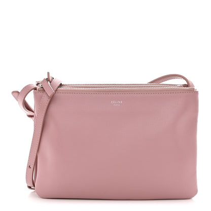 Celine Lambskin Small Trio Crossbody Bag Antique Rose 1 of 13