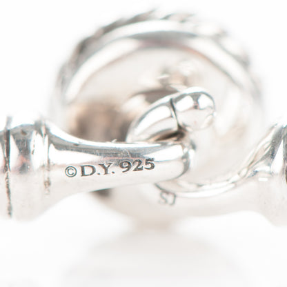 David Yurman Sterling Silver Pave Diamond 8mm Petite Bracelet 4 of 4