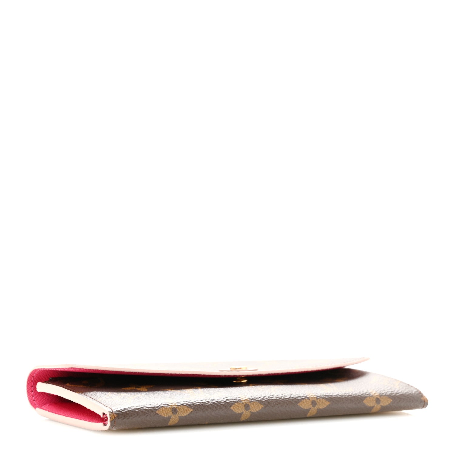 Louis Vuitton Monogram Bloom Flower Emilie Wallet Fuchsia 4 of 11