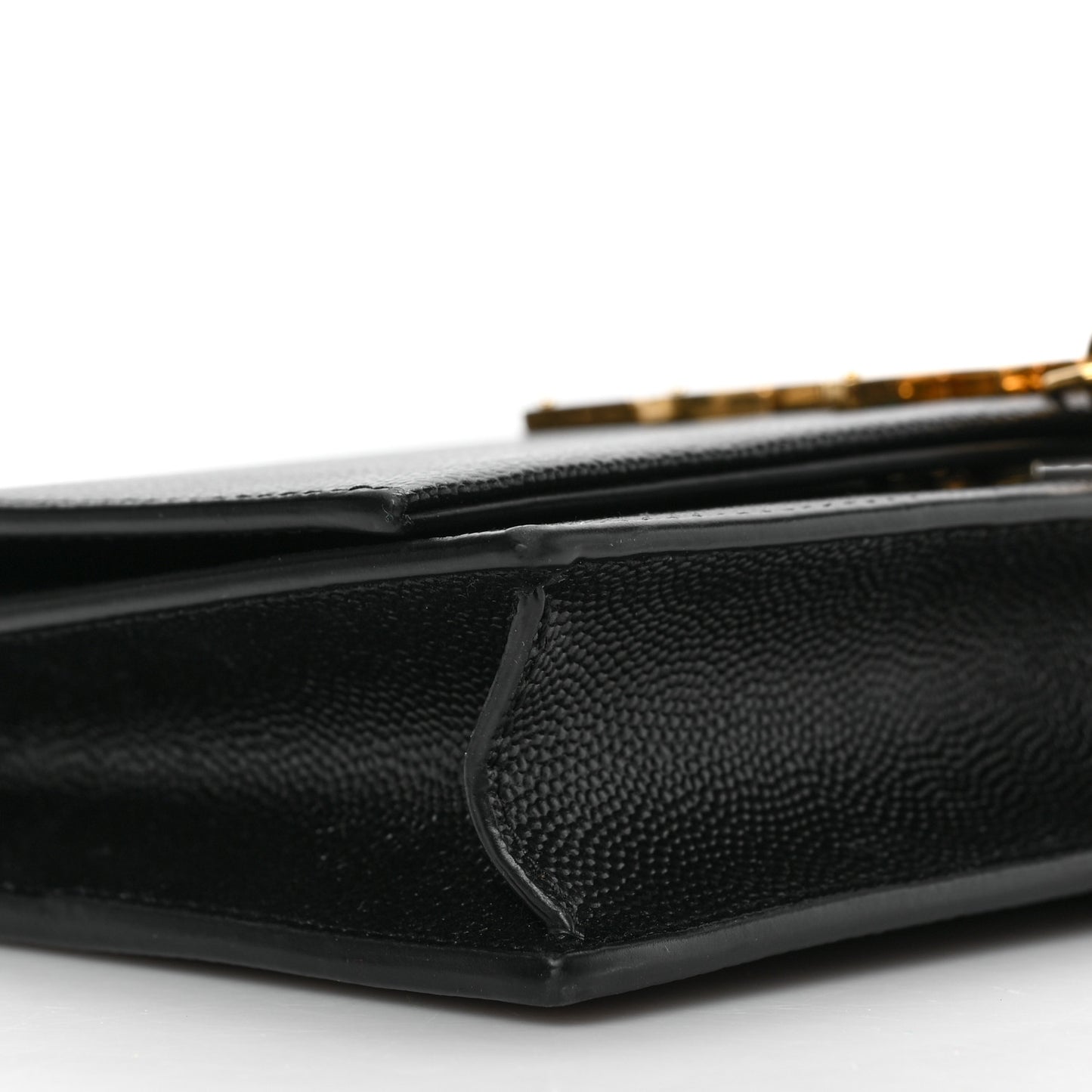 Grain De Poudre Classic Monogram Kate Tassel Chain Wallet Black