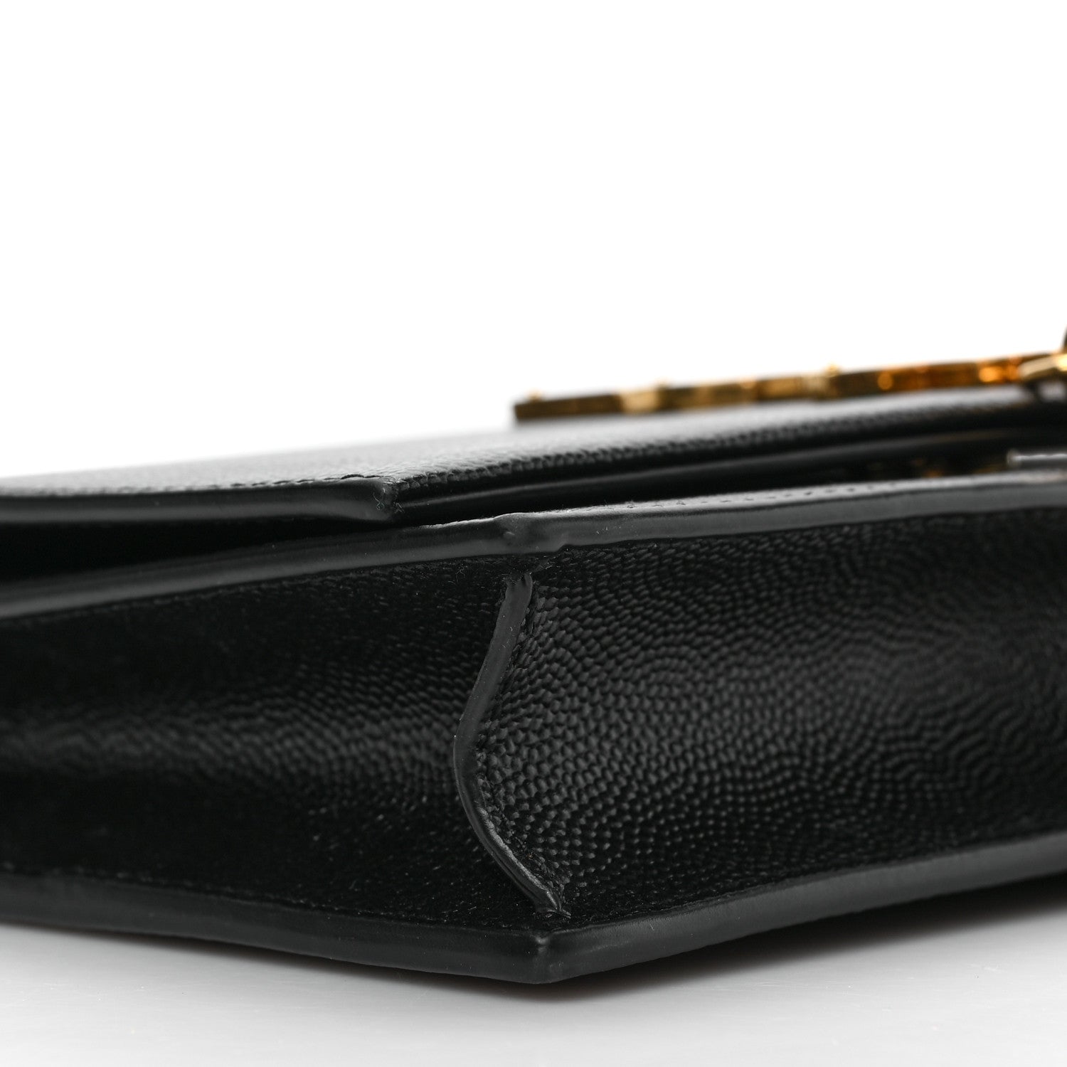 Saint Laurent Grain De Poudre Classic Monogram Kate Tassel Chain Wallet Black 7 of 8